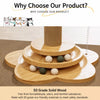 Vertical Sisal Cat Scratching Post with Integrated Climbing Features