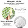 Semi-Enclosed Washable Pet Bed for Cats and Small Dogs