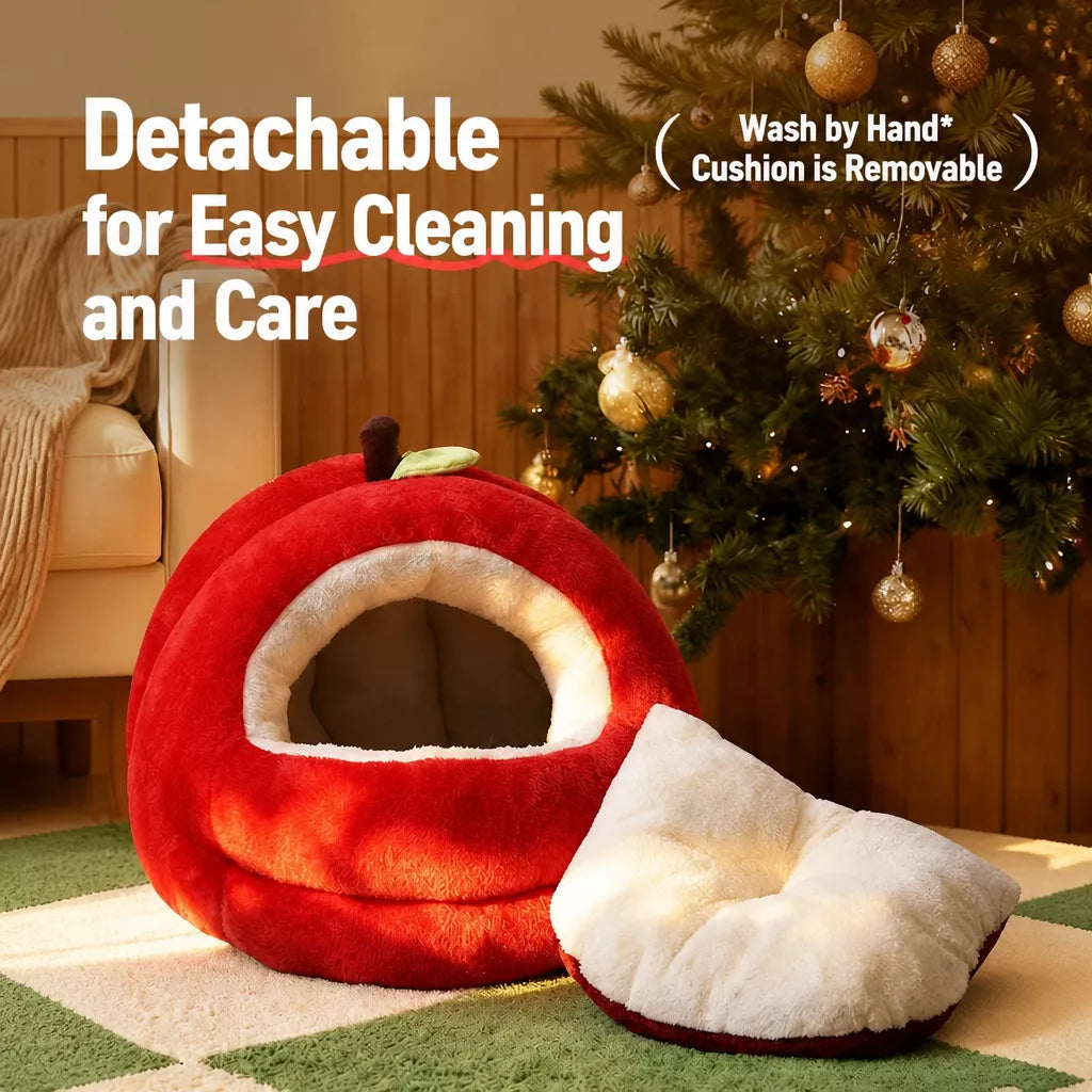 Covered Pet Tent Bed for Cats and Small Dogs