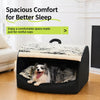 Enclosed Pet Bed Tent with Removable Washable Cover
