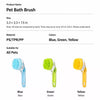 Dog & Cat Bath Brush – Grooming Scrubber
