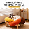 Flower-Shaped Cat Bed with Removable, Washable Design