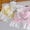 Lightweight Pet Harness Dress with Leash for Small Dogs and Cats