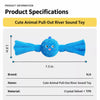 Squeaky Dog Tug Toy with Knotted Rope