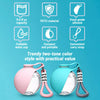 Portable Pet Water Bottle with Fold-Down Bowl and Strap