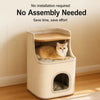 Square Sisal Cat Scratching Barrel with Resting Area