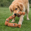 21.7-Inch Four-Section Sausage Squeaky Tug Toy for Dogs