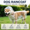 Transparent Waterproof Dog Raincoat