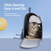 Pet Backpack Carrier with Panoramic Window and Ventilated Design