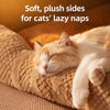 Enclosed Washable Pet Bed with Removable Cover for Cats & Dogs