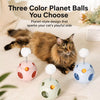5-in-1 Planet Wobble Cat Toy with Teaser Wand