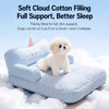 Washable Removable-Cover Dog Bed for Small to Medium Dogs