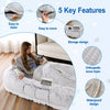 Extra-Large Washable Plush Pet Bed