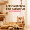 Cat Teaser Wand Toy with Feather and Bell Details