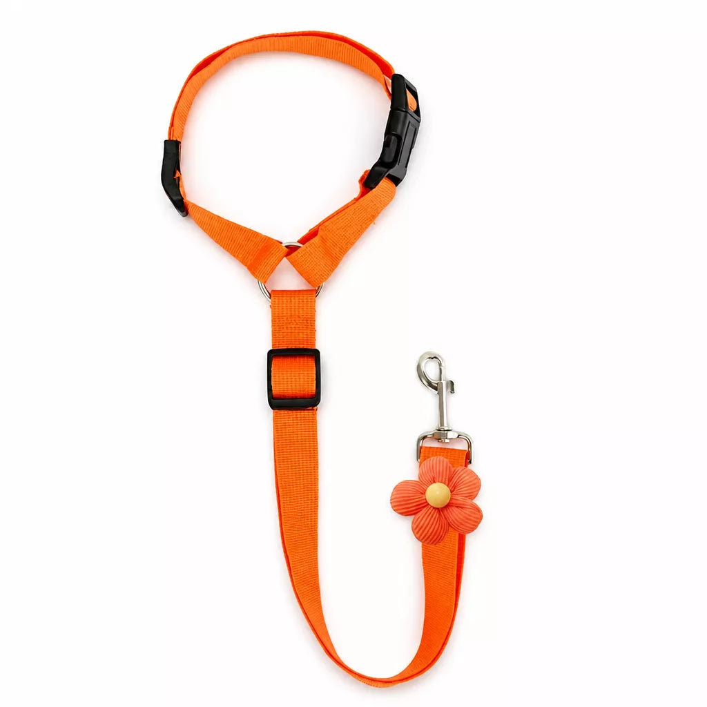 Reflective Retractable Pet Car Seat Belt Leash p-05442