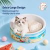 White Corrugated Cardboard Cat Scratcher Lounge for Cats