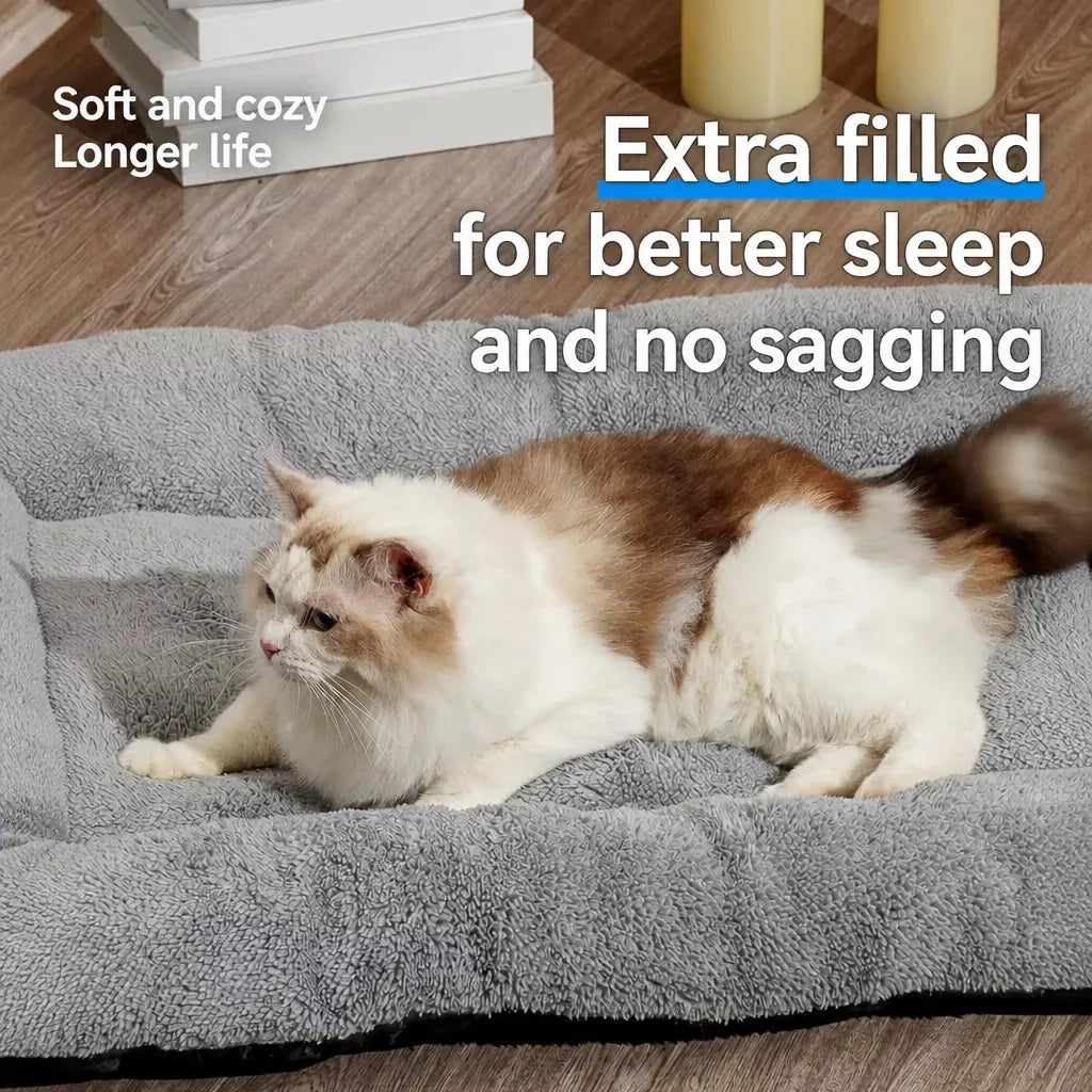 Cozy Winter Bed for Dogs and Cats