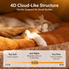 Enclosed Washable Pet Bed with Removable Cover for Cats & Dogs