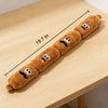 21.7-Inch Four-Section Sausage Squeaky Tug Toy for Dogs