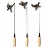 Cat Teaser Wand with Detachable Feather and Bell Attachment