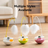 Cat Tumbler Teaser Toy with Feather and Catnip Ball