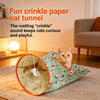 Cat Crinkle Hideaway Tunnel Toy