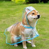 Transparent Waterproof Dog Raincoat