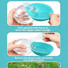 Portable Pet Water Bottle with Fold-Down Bowl and Strap