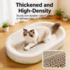 Oval Cat Scratcher Lounger for Cats