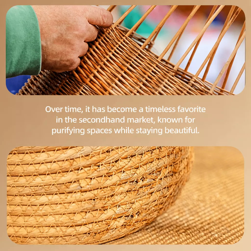 Woven Cat-Ear Pet Bed for Cats and Small Dogs