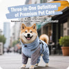 Waterproof Hooded Raincoat for Small and Medium Dogs