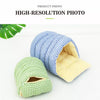Semi-Enclosed Washable Pet Bed for Cats and Small Dogs