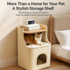 Square Sisal Cat Scratching Barrel with Resting Area