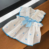 Cotton Bow Dress for Dogs and Cats