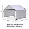 Outdoor Pet Tent with Ground Stakes