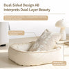 Reversible Washable Nylon Pet Bed for Dogs and Cats