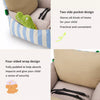 Car Pet Bed with Removable Washable Cover and Seat Belt Strap