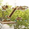 Wooden Window-Mounted Cat Perch & Capsule Bed