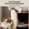 Sisal Barrel Cat Tower with Hideaways and Scratching Areas