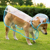 Transparent Waterproof Dog Raincoat