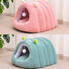 Semi-Enclosed Cat Bed with Tunnel