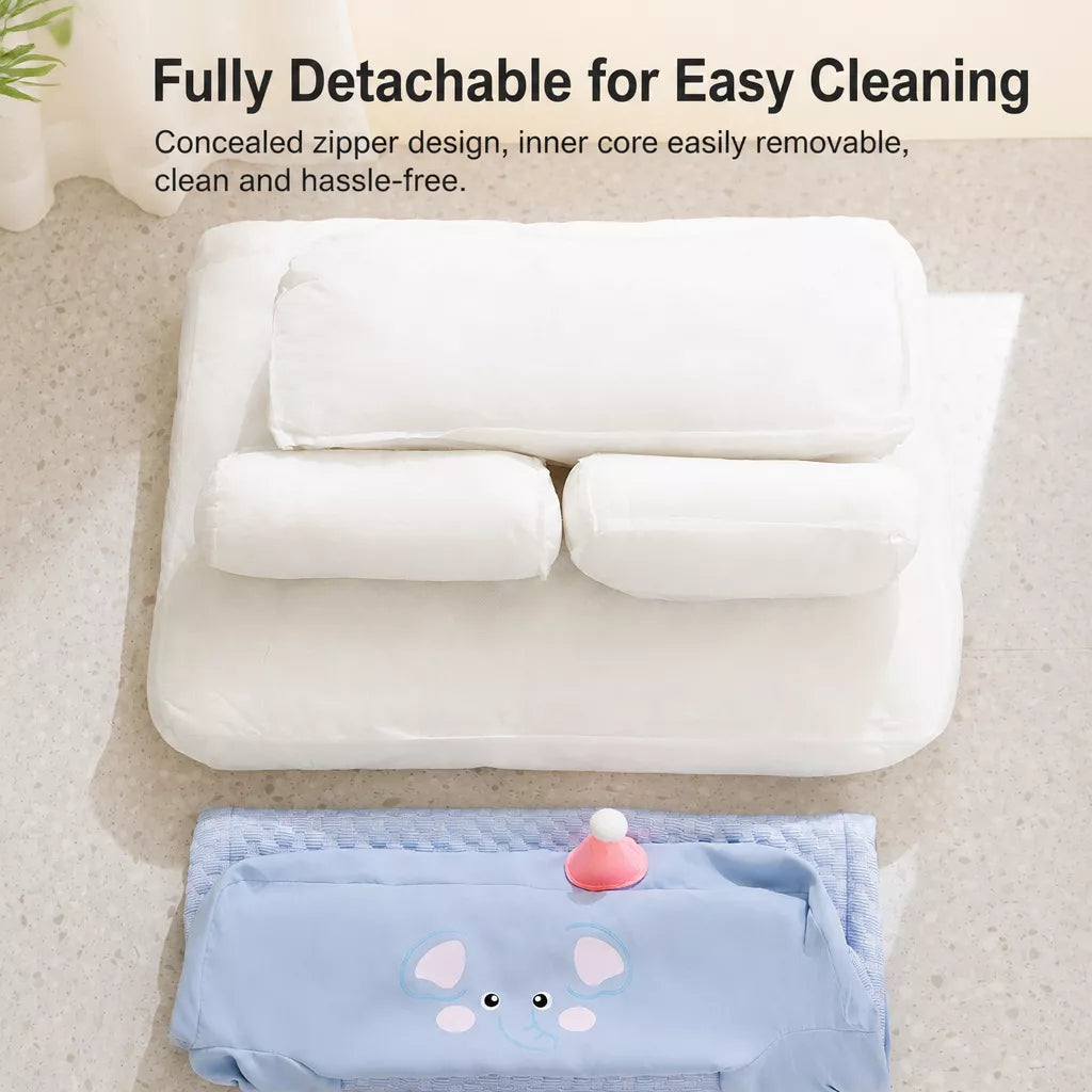 Washable Removable-Cover Dog Bed for Small to Medium Dogs