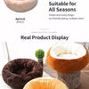 All-Season Plush Pet Bed for Cats and Small Dogs