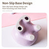 Ceramic Cat Bowl with Four-Leg Stand and Bow Tie