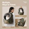 Expandable Clear-Window Pet Carrier Backpack