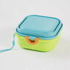 Portable Foldable Double Pet Bowl Set with Snack Tray