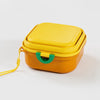 Portable Foldable Double Pet Bowl Set with Snack Tray