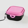 Portable Foldable Double Pet Bowl Set with Snack Tray
