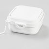 Portable Foldable Double Pet Bowl Set with Snack Tray