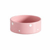 Ceramic Polka Dot Pet Bowl